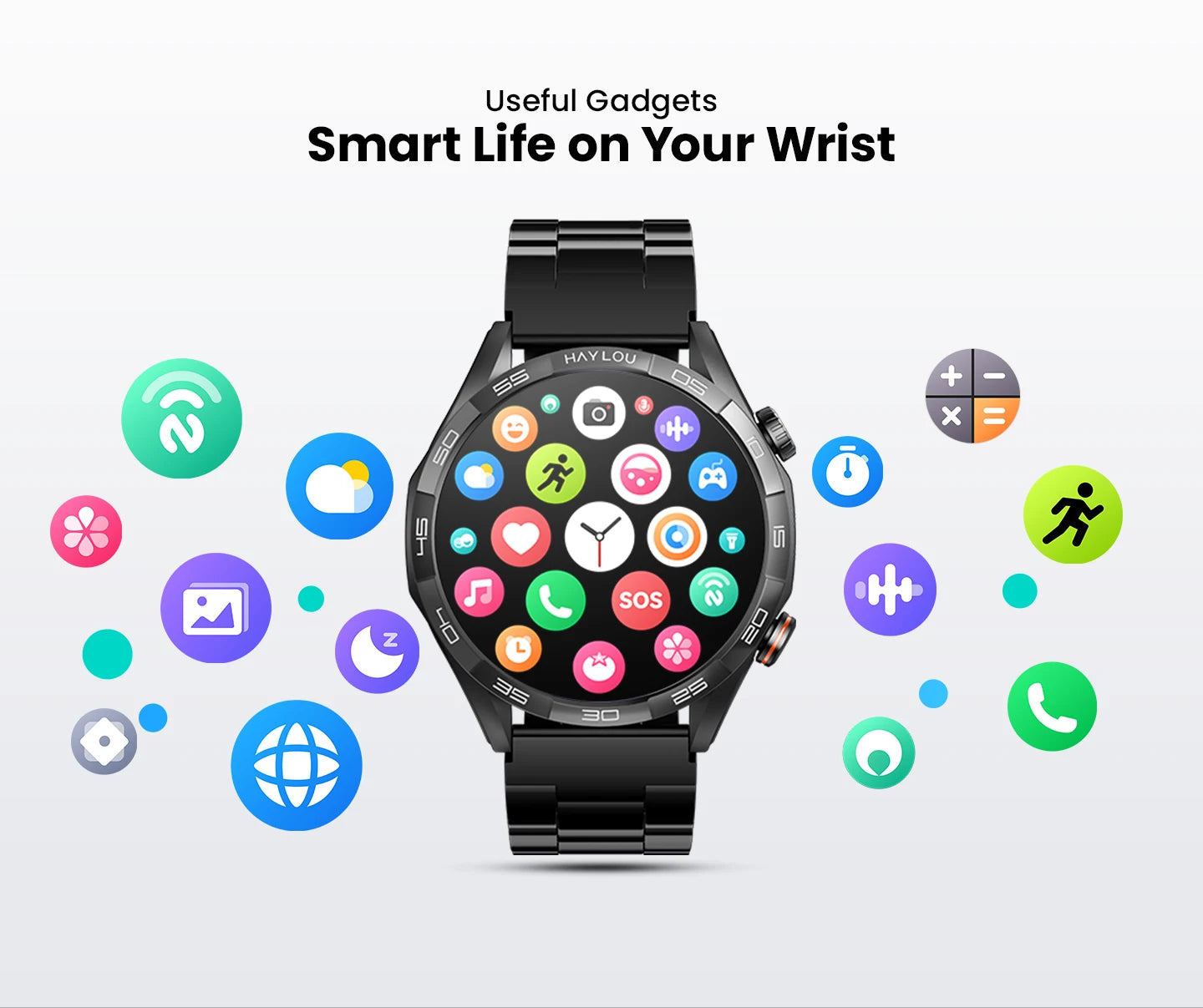 HAYLOU Solar 5 Smartwatch with Voice Calling