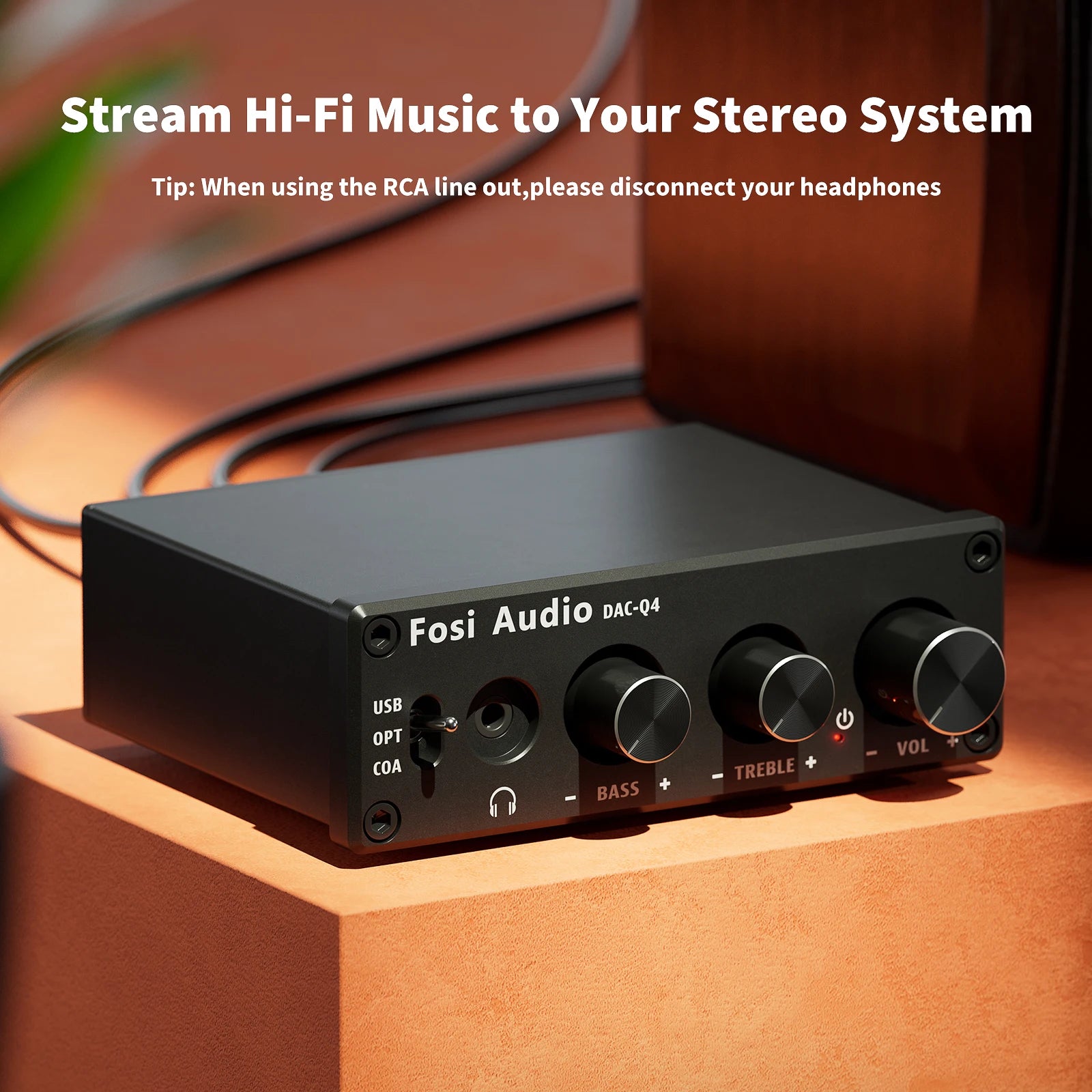 Fosi Audio USB Gaming DAC & Headphone Amp