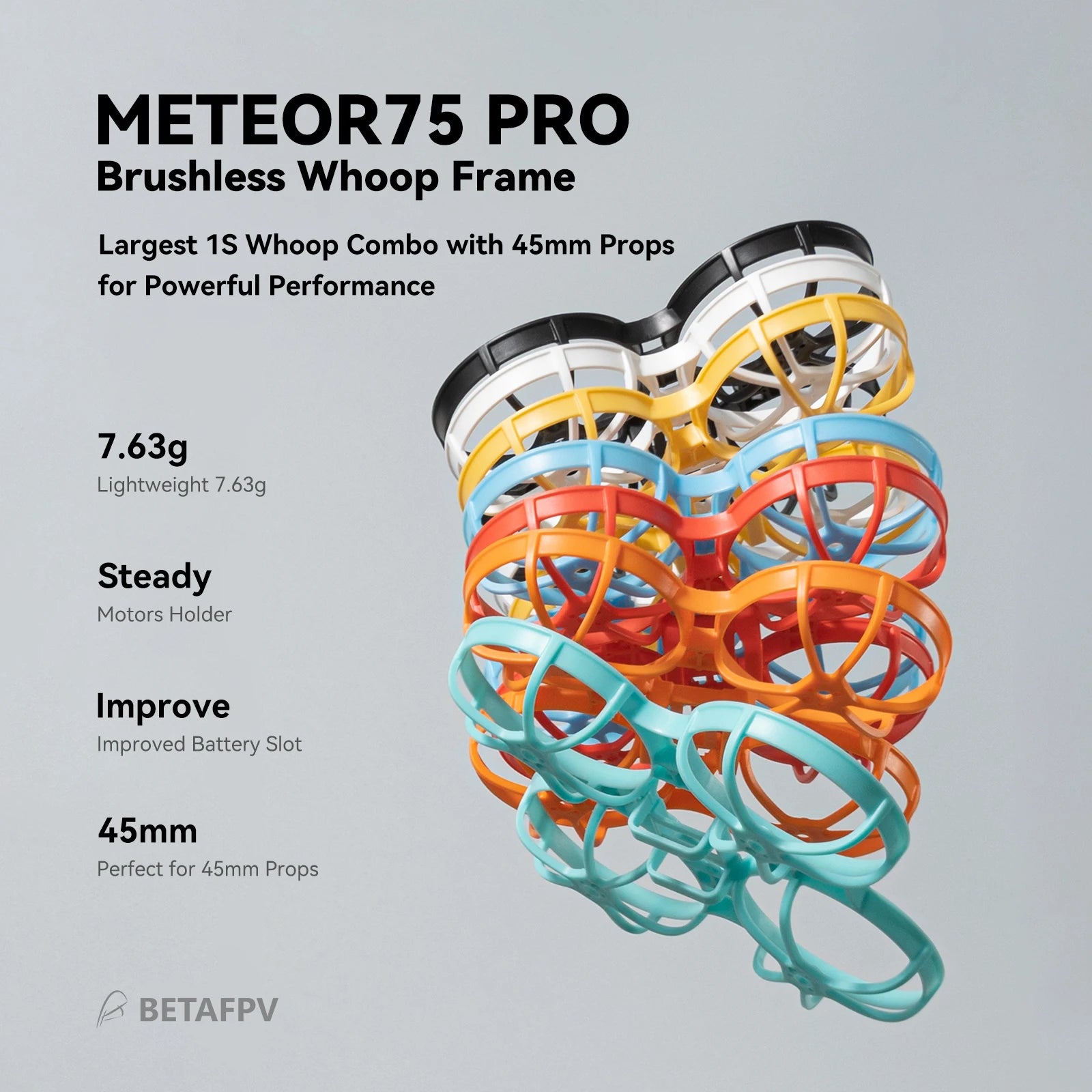BETAFPV Meteor75 Pro 2025 Brushless Whoop FPV Racing Quadcopter