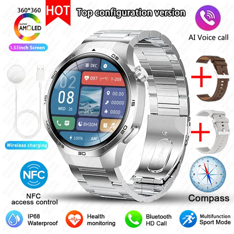 Huawei Watch GT5 Pro – AMOLED Smartwatch with GPS, NFC & Bluetooth Calling