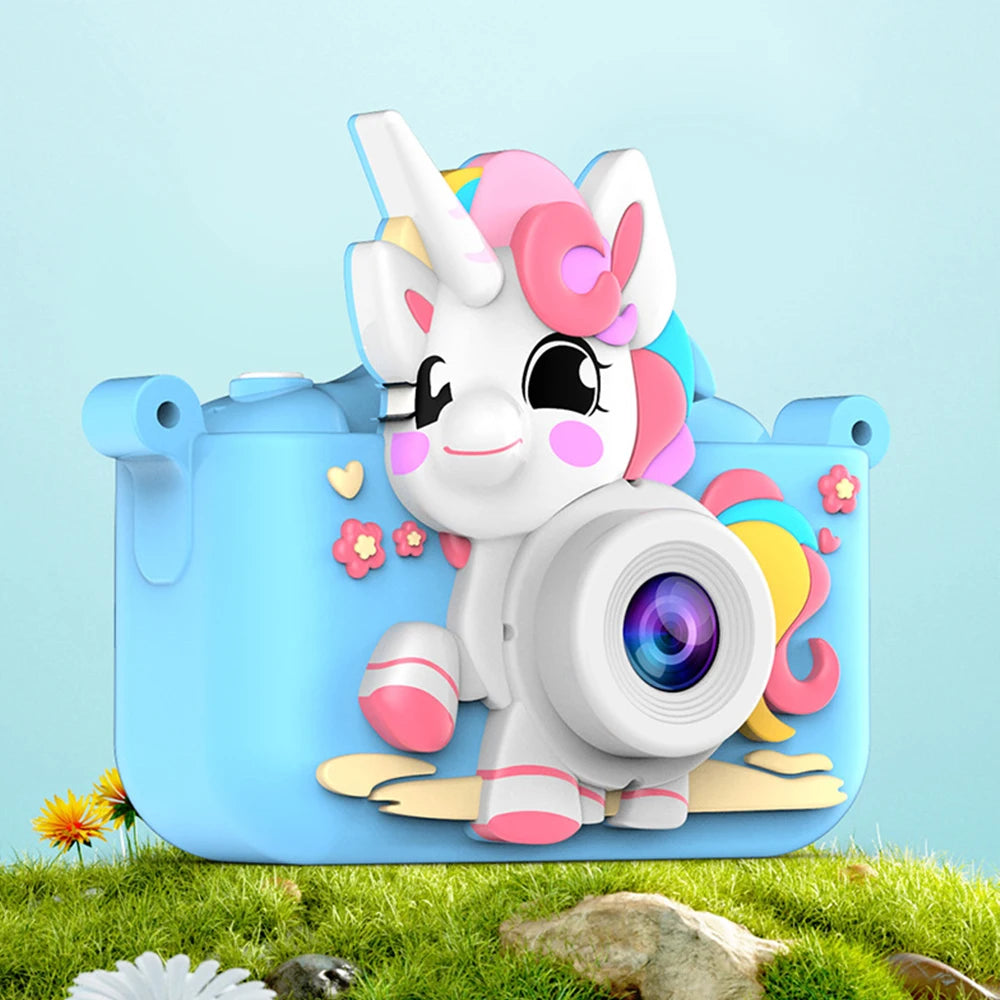 Kids Digital Camera – 1080P HD Video, 2" Screen, Music & Games – Gift for Girls & Boys