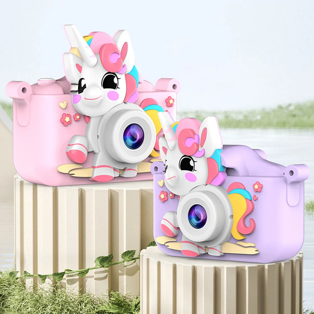 Kids Digital Camera – 1080P HD Video, 2" Screen, Music & Games – Gift for Girls & Boys