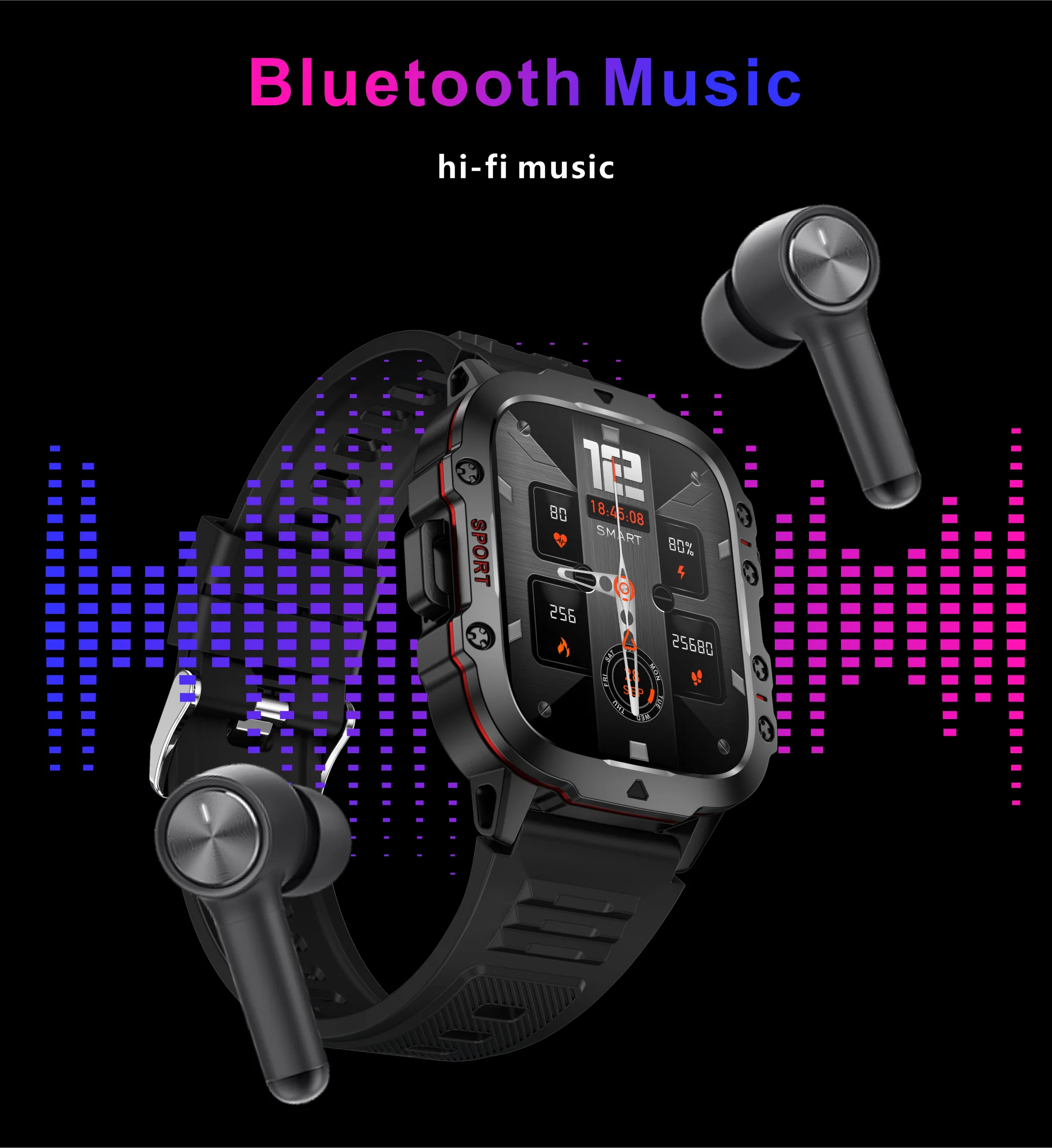 Original 2025 Smart Watch with Bluetooth Call & 3ATM Waterproof
