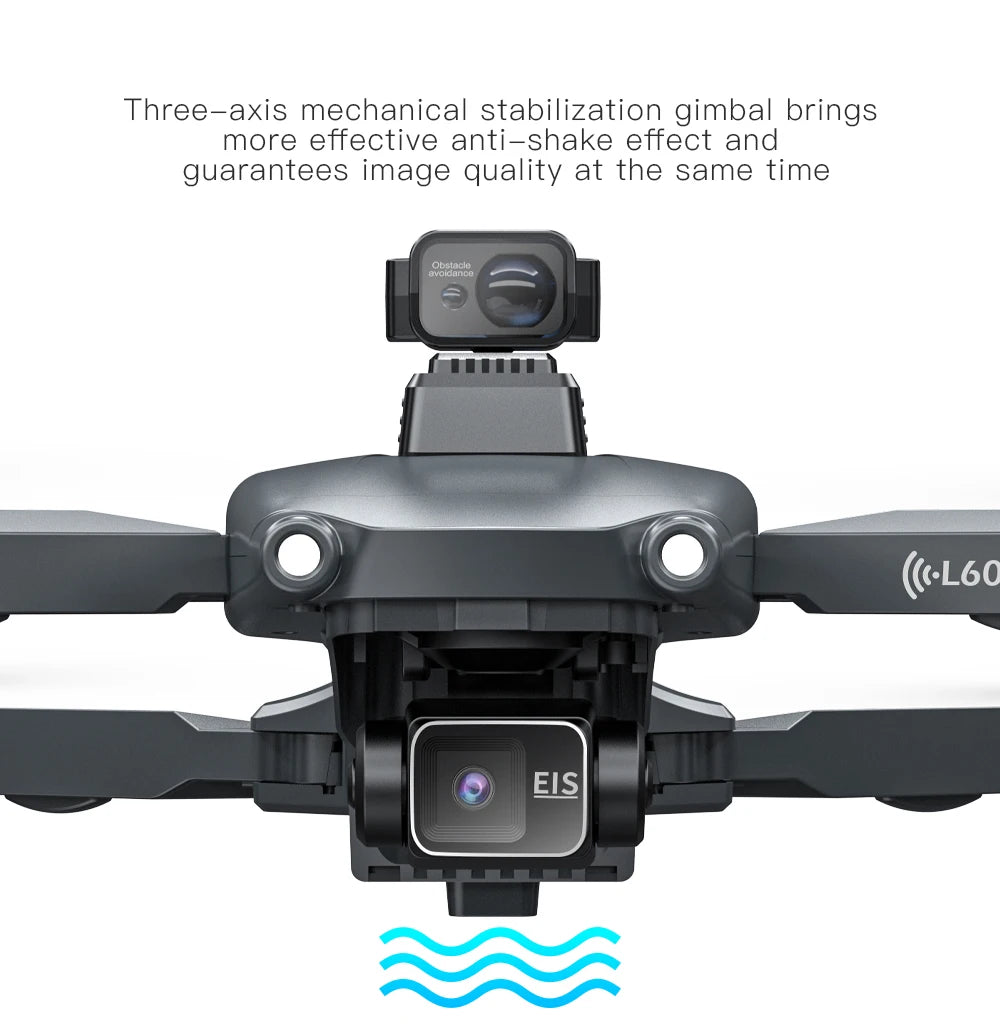 L600 PRO MAX 4K GPS Drone – Dual Camera, 3-Axis Gimbal & 360° Obstacle Avoidance