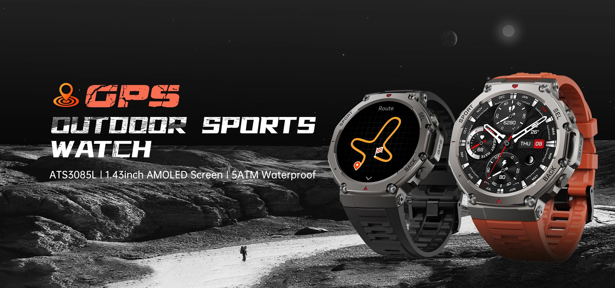 T-Rex 3 Ultra GPS Military Smartwatch