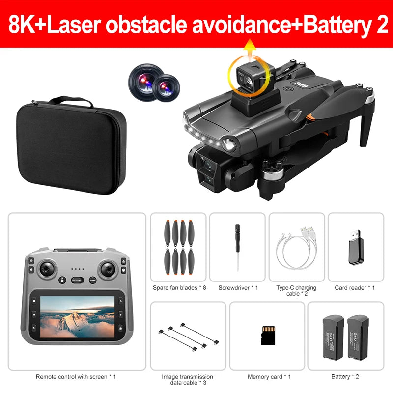 Xiaomi Mijia V198MAX 8K Professional Brushless FPV Drone with Laser Obstacle Avoidance