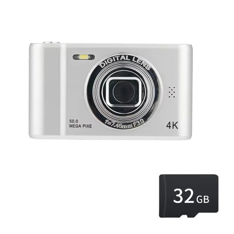 4K 50MP Travel Selfie Camera with Zoom