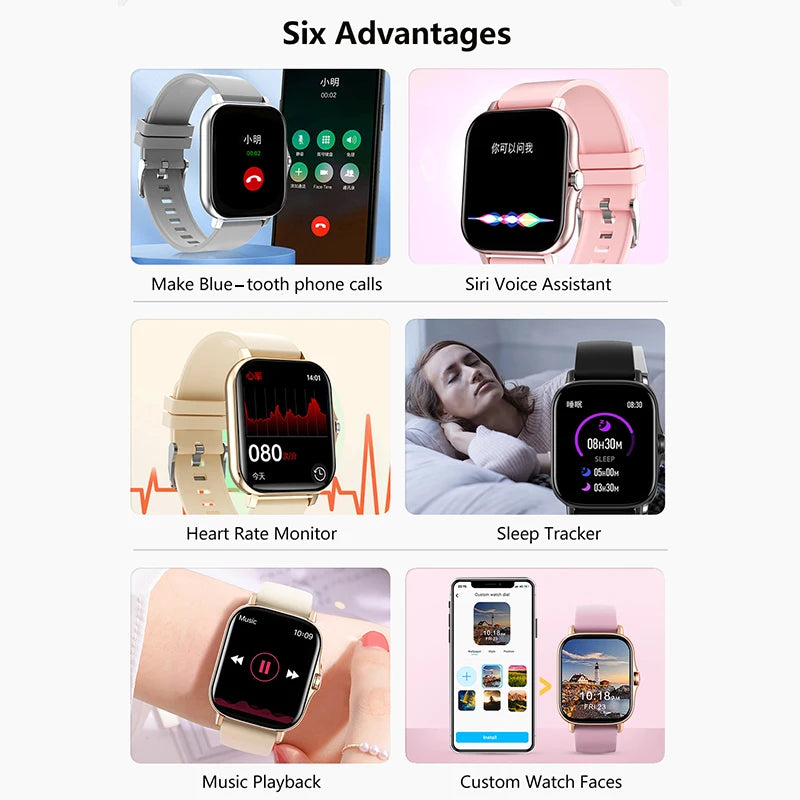 2025 Sport Smart Watch with Bluetooth Call