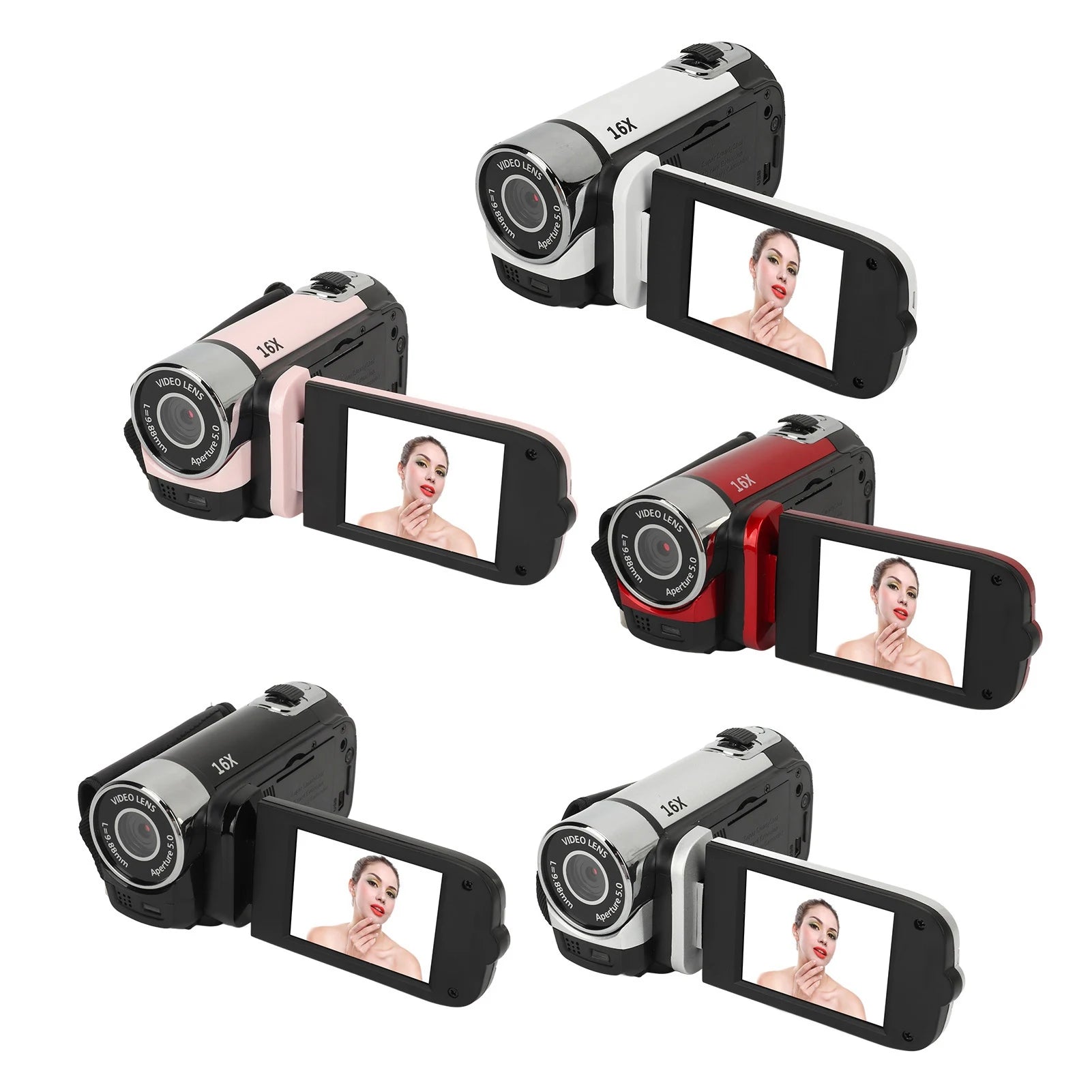 D90 1080P 16MP Digital Camera with 2.4" Rotatable Screen & 16X Zoom