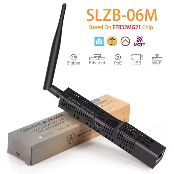 SMLIGHT SLZB-06 – Zigbee 3.0 Adapter with Ethernet, USB, WiFi & PoE Support