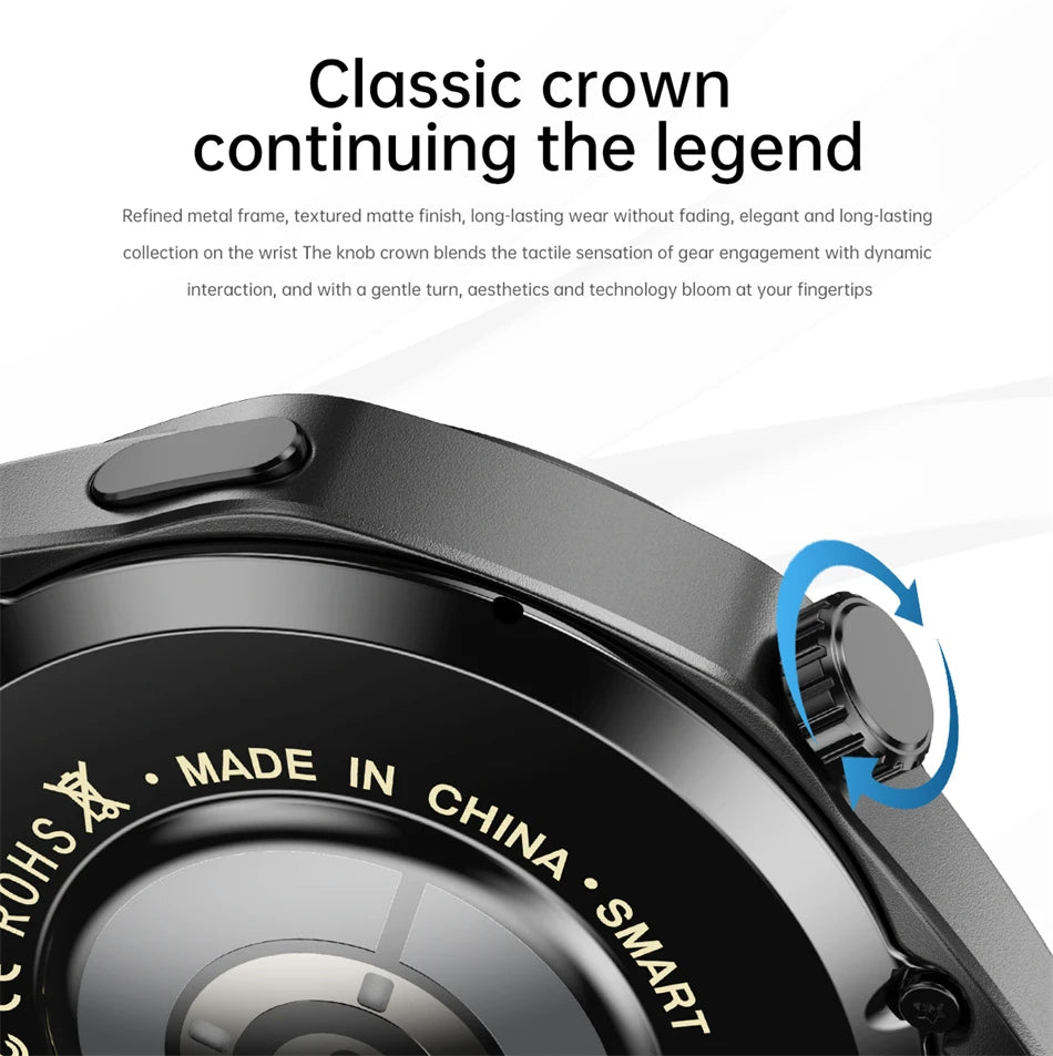 GT5 PRO Smartwatch – AMOLED Display, GPS, NFC & Bluetooth Calling