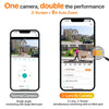 6K 9MP WiFi PTZ Outdoor Camera with Triple Lens & 8X Zoom