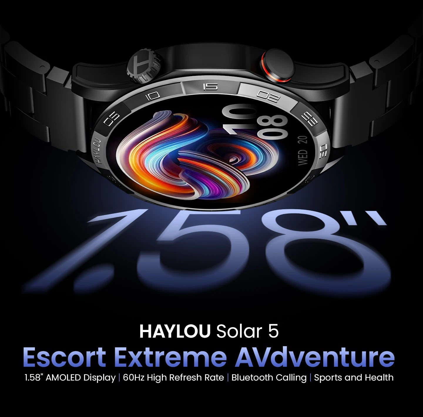 HAYLOU Solar 5 Smartwatch with Voice Calling