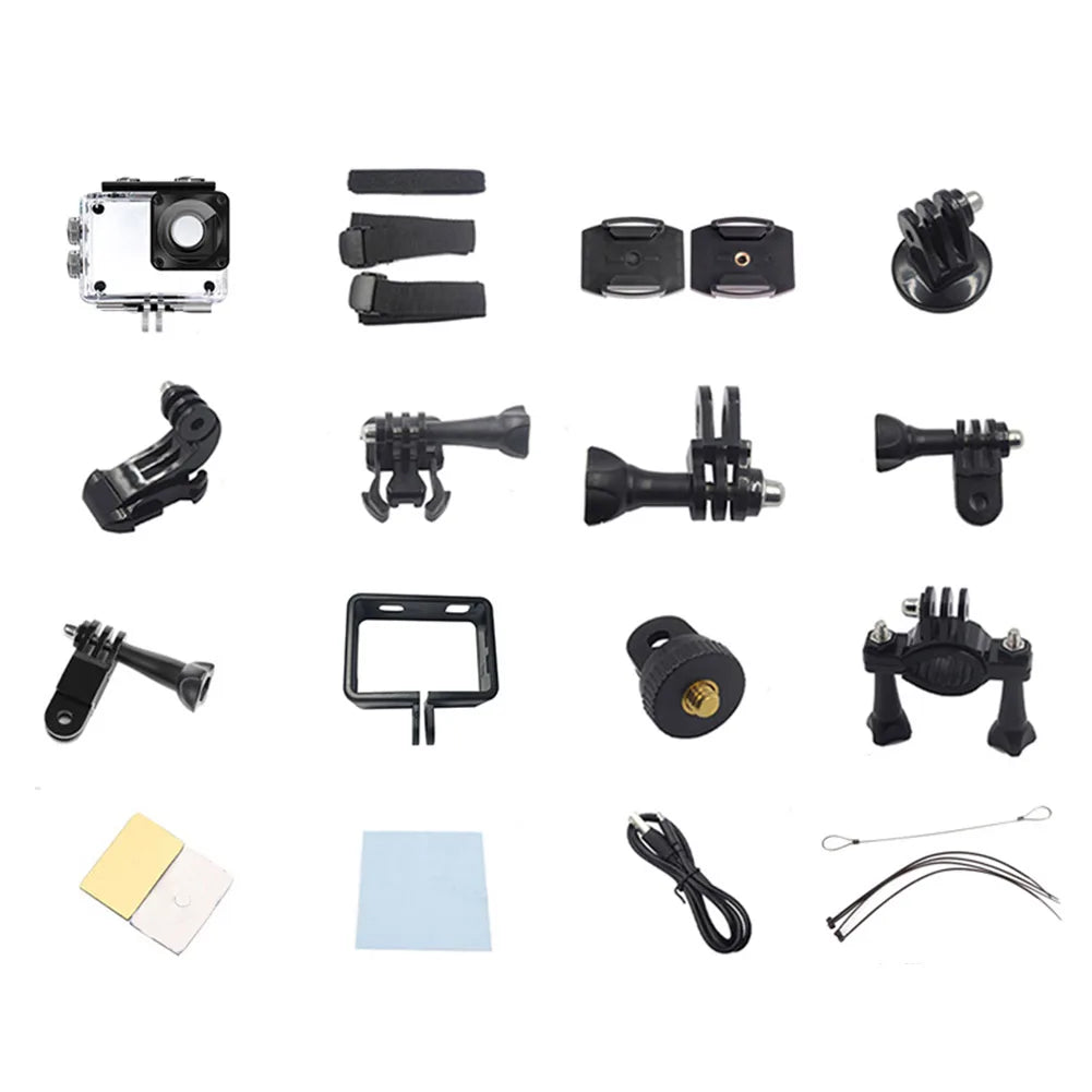 4K Dual Screen Waterproof Action Camera – 30FPS
