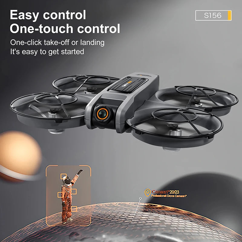 S156 2025 Professional 8K Drone with 5G WiFi FPV, Screen Remote & Obstacle Avoidance