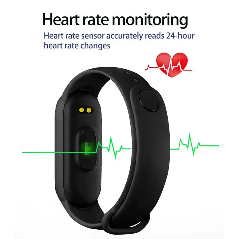 M6 Fitness Smartwatch – Waterproof Health Tracker for Men & Women