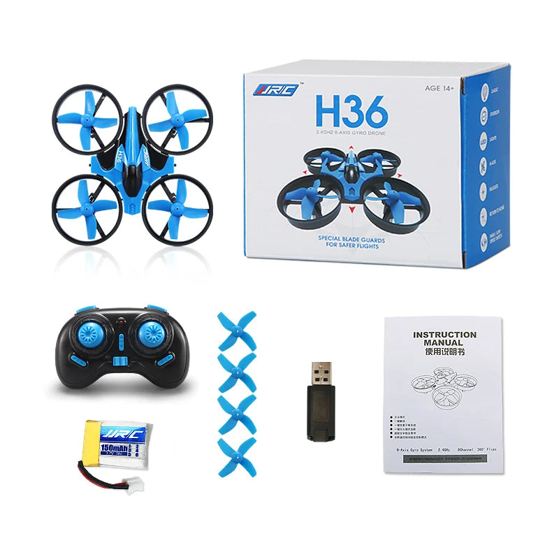JJRC H36 Mini RC Drone with 6-Axis Gyro & 360° Flip Function