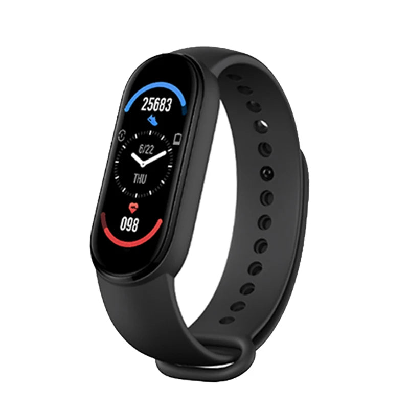 M6 Fitness Smartwatch – Waterproof Health Tracker for Men & Women