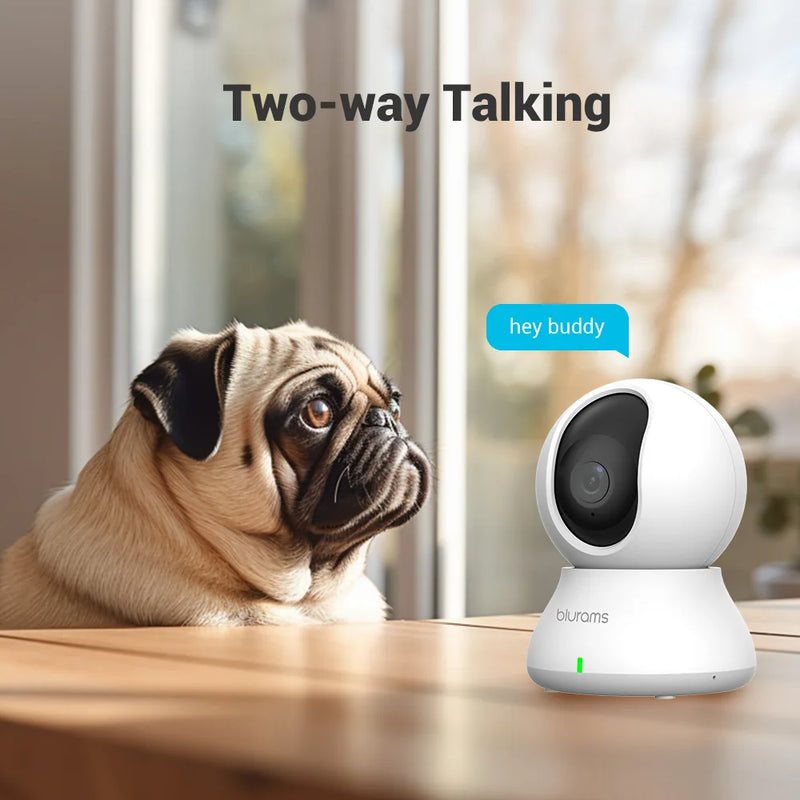 Blurams 2K Indoor WiFi Security Camera – 360° PTZ