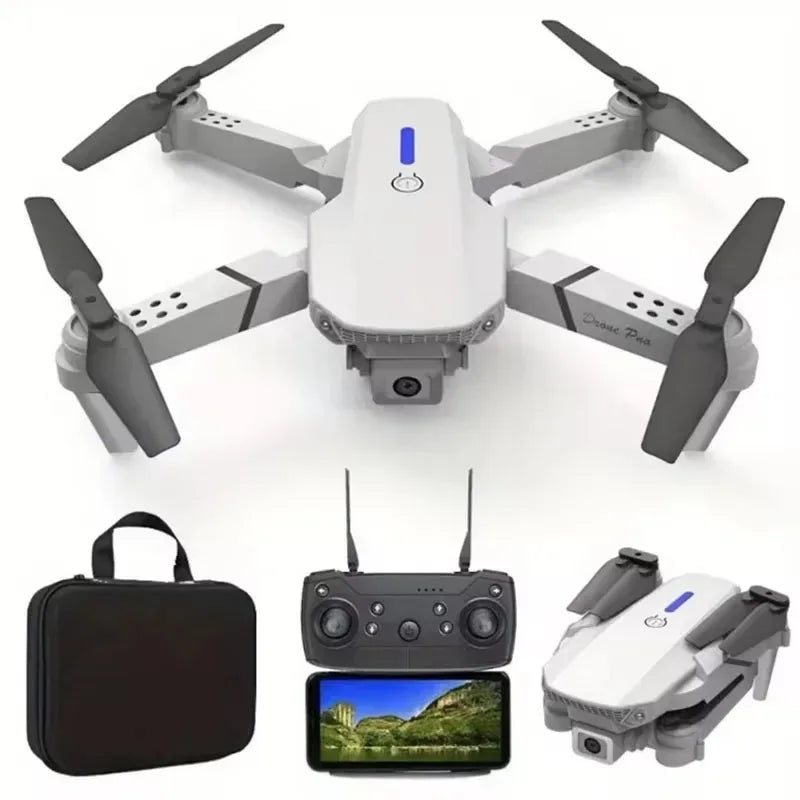 2024 E88Pro Foldable 4K RC Drone with 3 Batteries