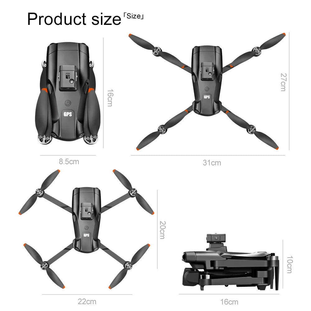 Xiaomi Mijia V198MAX 8K Professional Brushless FPV Drone with Laser Obstacle Avoidance