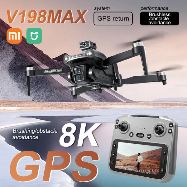 Xiaomi Mijia V198MAX 8K Professional Brushless FPV Drone with Laser Obstacle Avoidance