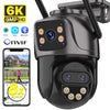 6K 9MP WiFi PTZ Outdoor Camera with Triple Lens & 8X Zoom