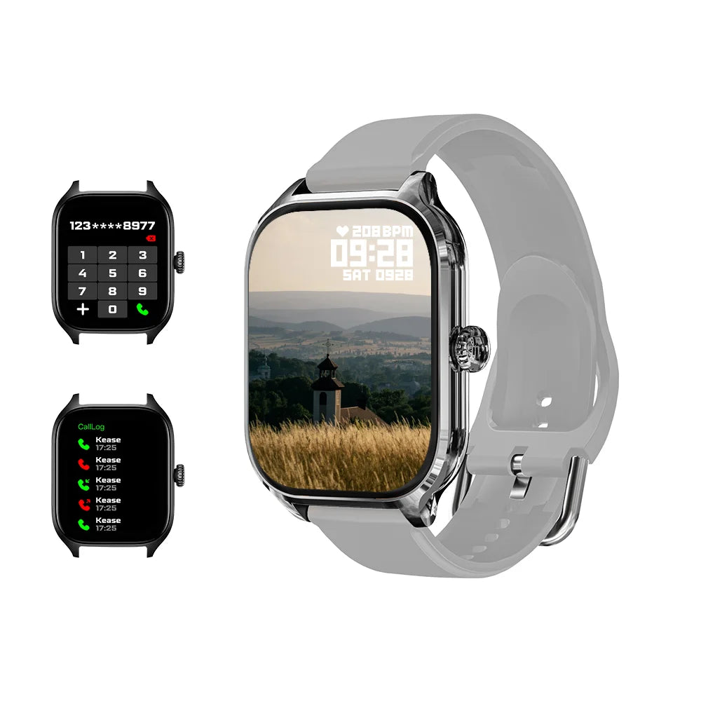 LAXASFIT H9 Smartwatch 2025 – Bluetooth Call & Health Monitor