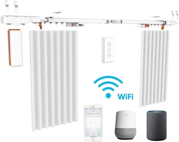 Beltless Smart Curtain System – WiFi & Voice Control