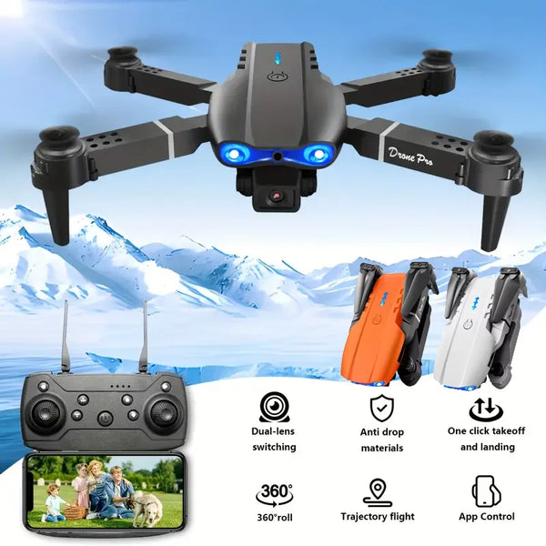 KBDFA E99Pro 8K Dual Camera WiFi FPV Drone with Obstacle Avoidance