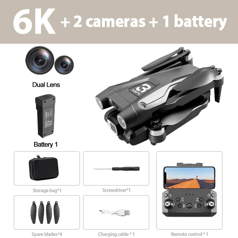 Xiaomi Mijia Z908 Pro/MAX 8K Drone with 3-Sided Obstacle Avoidance & 4K ESC Camera
