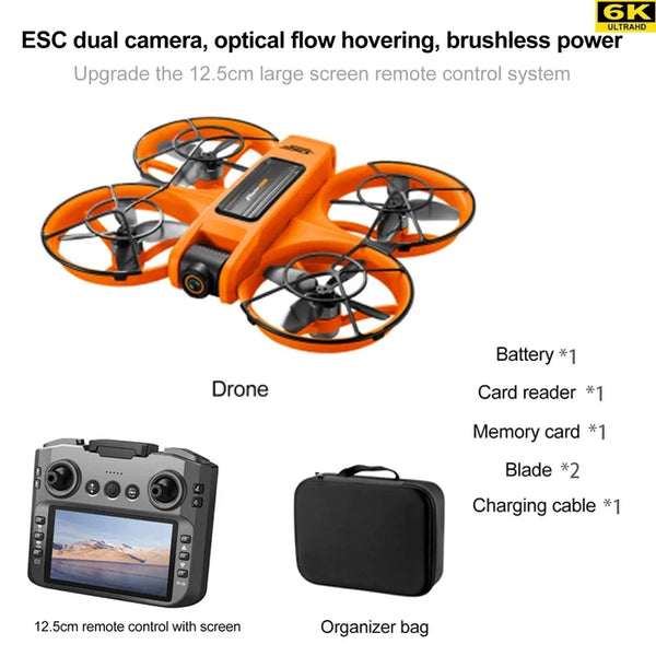 S156 2025 Professional 8K Drone with 5G WiFi FPV, Screen Remote & Obstacle Avoidance