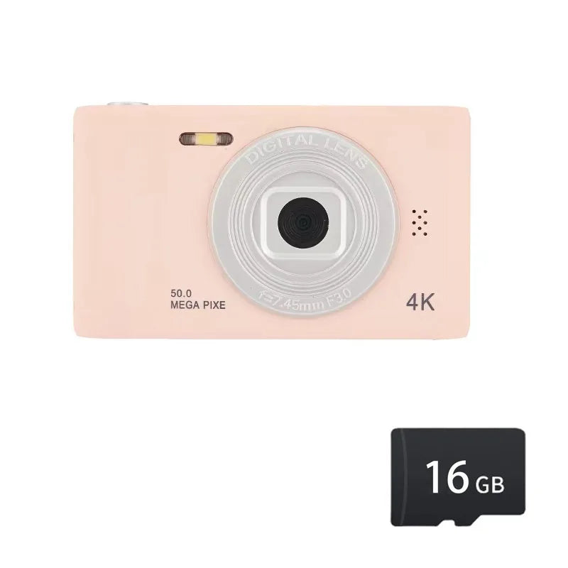 4K 50MP Travel Selfie Camera with Zoom