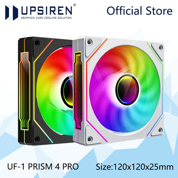 UPSIREN UF-1 PRISM 4 PRO 12cm ARGB Cooling Fan