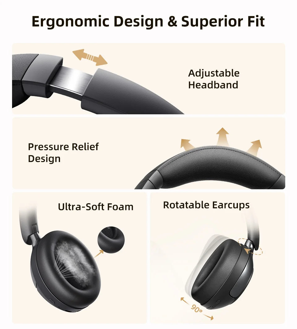 QCY H3 Pro ANC Wireless Headphones