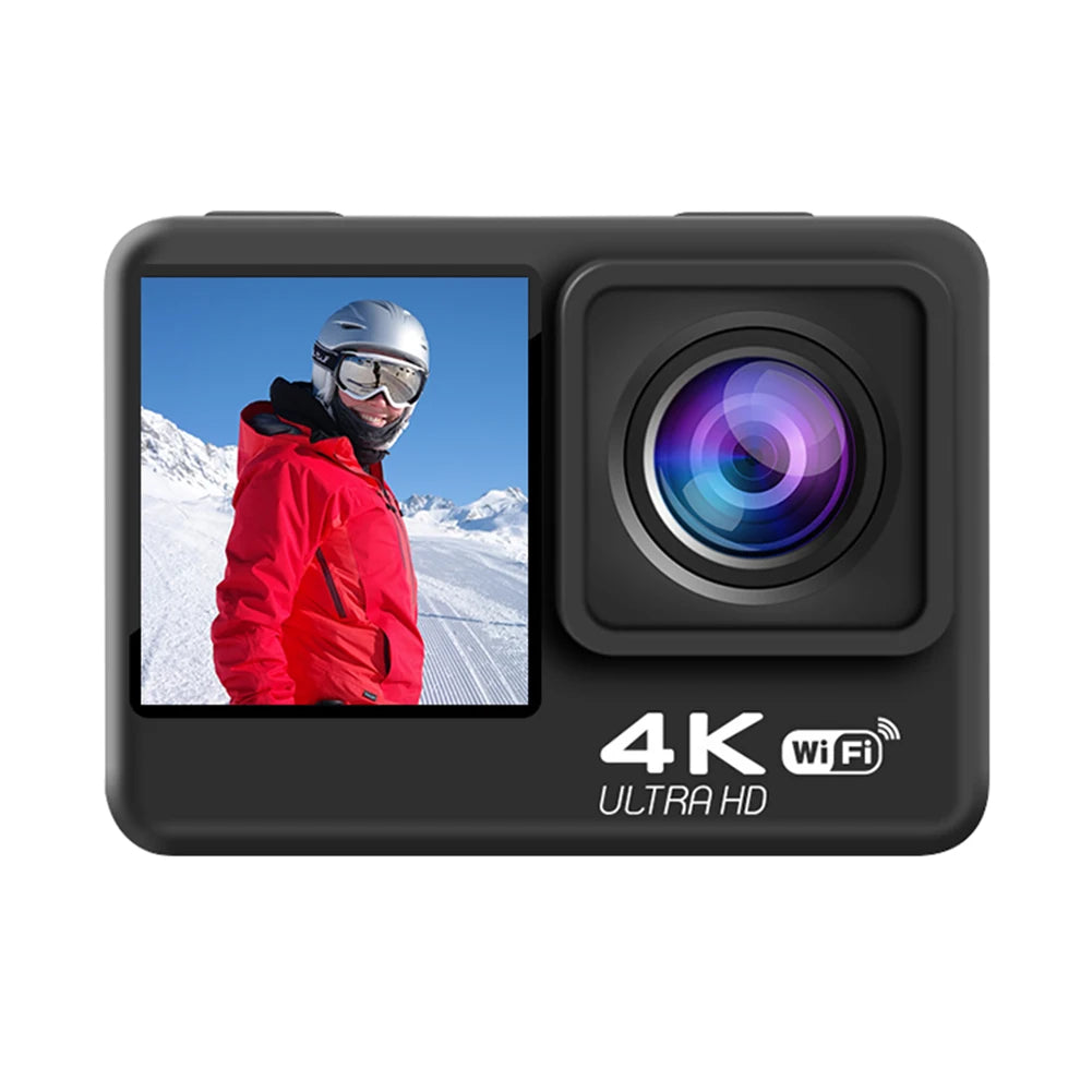 4K Dual Screen Waterproof Action Camera – 30FPS