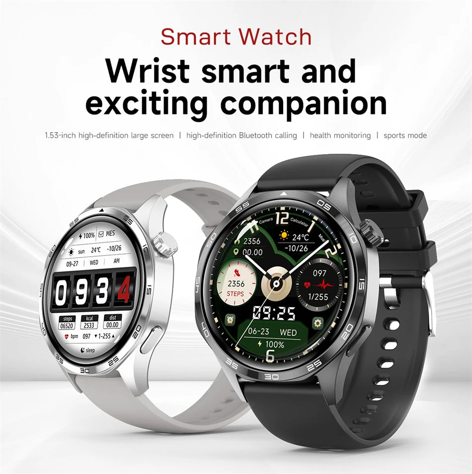 GT5 PRO Smartwatch – AMOLED Display, GPS, NFC & Bluetooth Calling
