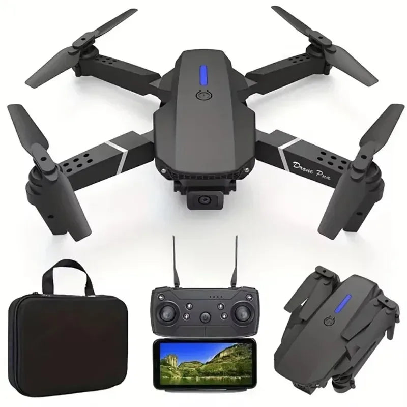 2024 E88Pro Foldable 4K RC Drone with 3 Batteries