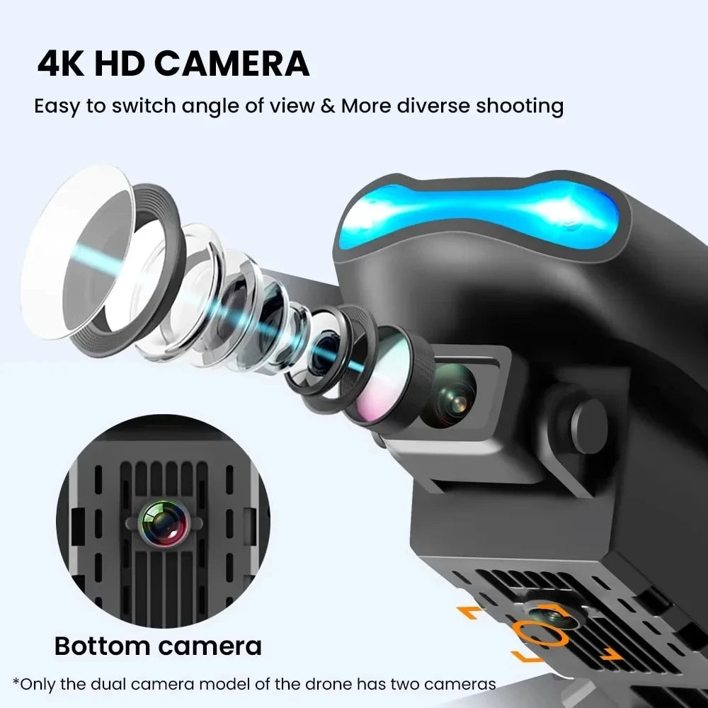 KBDFA E99Pro 8K Dual Camera WiFi FPV Drone with Obstacle Avoidance
