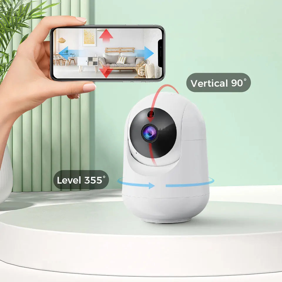 5MP/3MP WiFi Smart Indoor Camera with AI Tracking & Baby Monitor