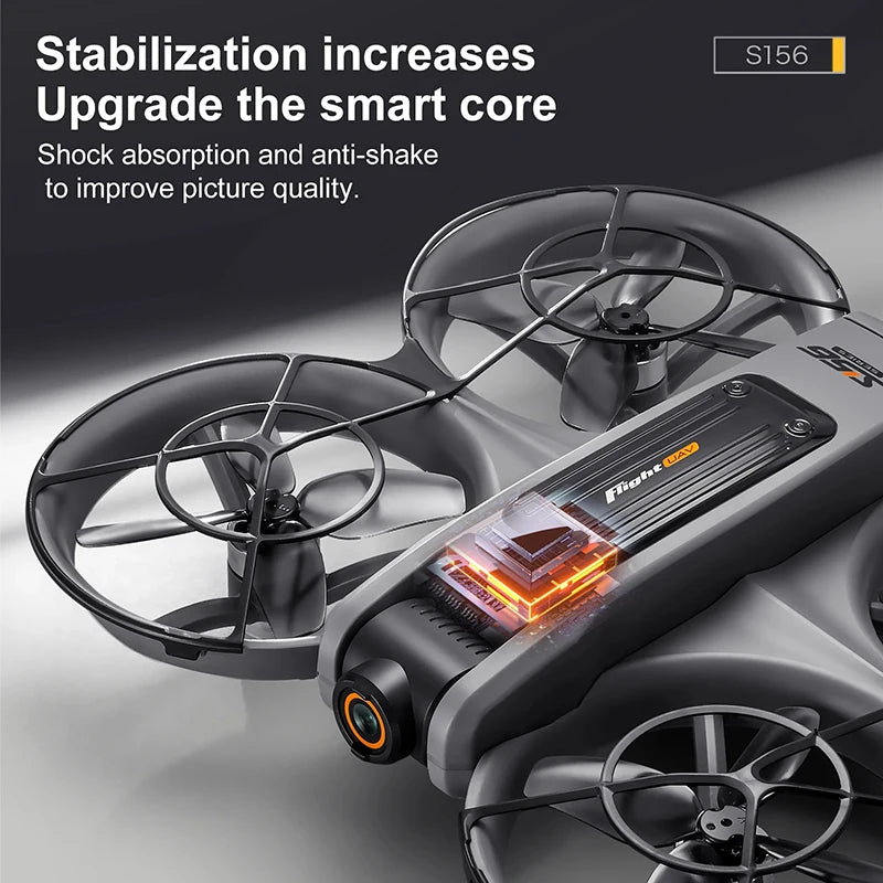 S156 2025 Professional 8K Drone with 5G WiFi FPV, Screen Remote & Obstacle Avoidance