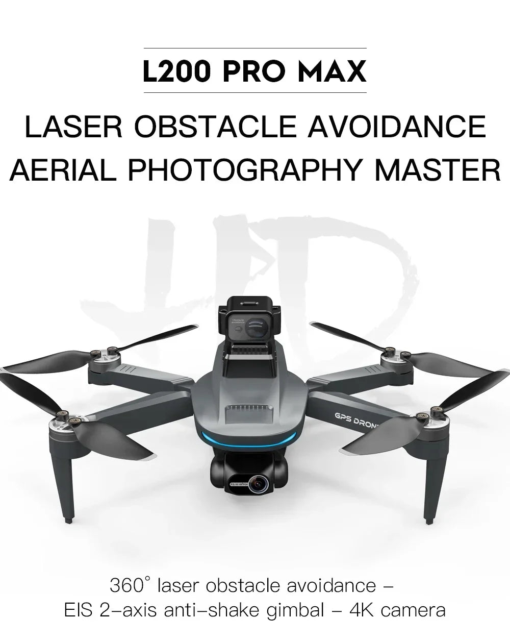 L200 PRO MAX Drone – 4K GPS Quadcopter with 2-Axis Gimbal & Obstacle Avoidance