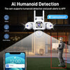 ANSVICAM 6K PTZ Camera – Triple Lens 360° Outdoor WiFi Surveillance (12MP, IP66)