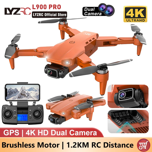LYZRC L900 PRO 4K Drone – GPS FPV Quadcopter with Dual Camera & 5G WiFi