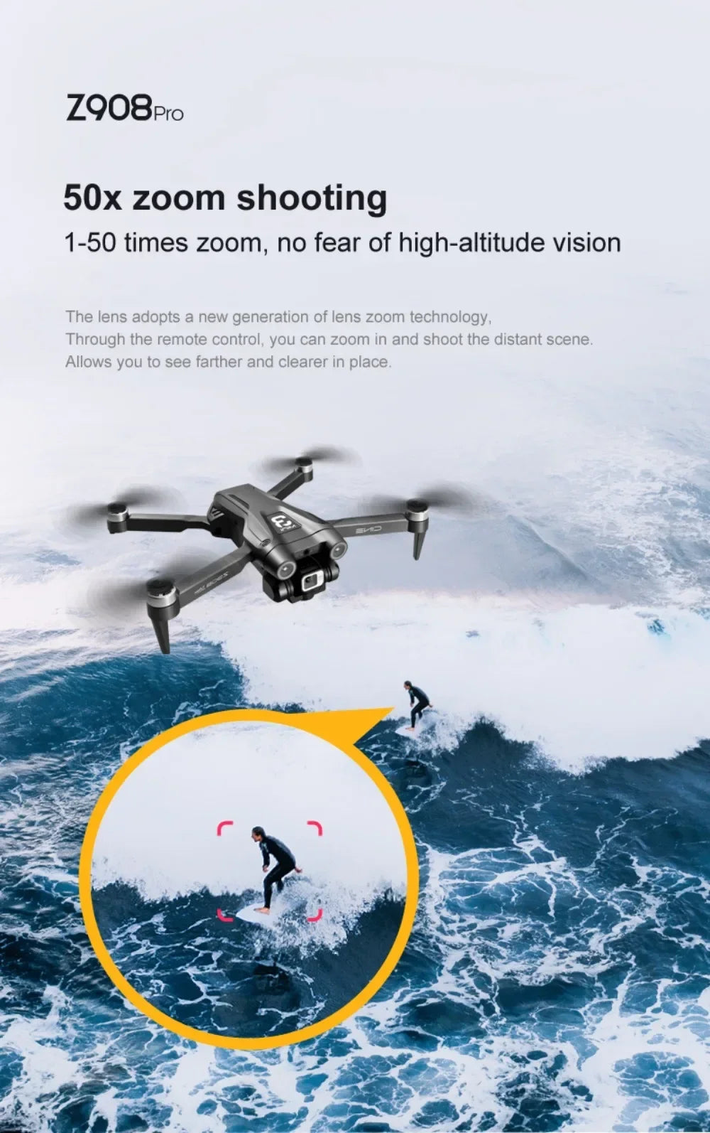 Xiaomi Mijia Z908 Pro/MAX 8K Drone with 3-Sided Obstacle Avoidance & 4K ESC Camera