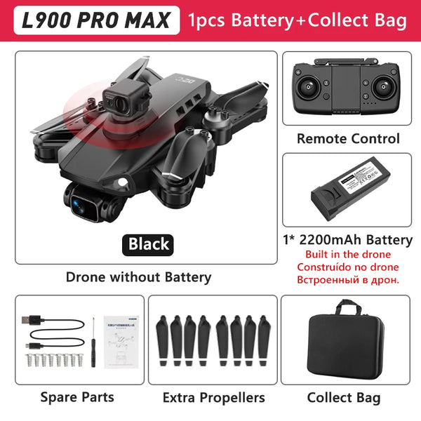 LYZRC L900 PRO 4K Drone – GPS FPV Quadcopter with Dual Camera & 5G WiFi