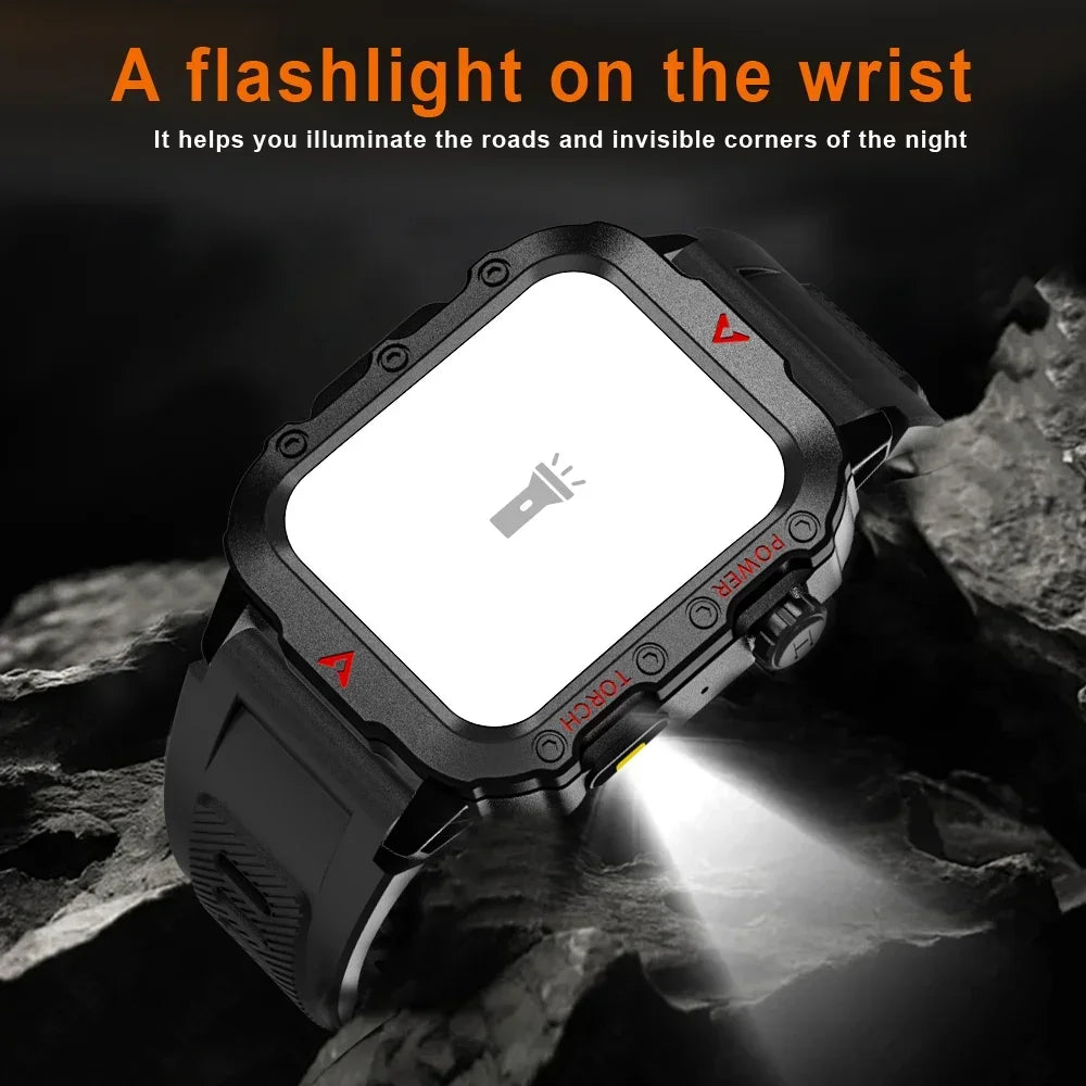 2024 LED Men’s Smartwatch – Bluetooth Call & Health Tracker