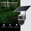 8MP 4K Solar 4G WiFi Outdoor Camera with Dual Lens & PIR Detection