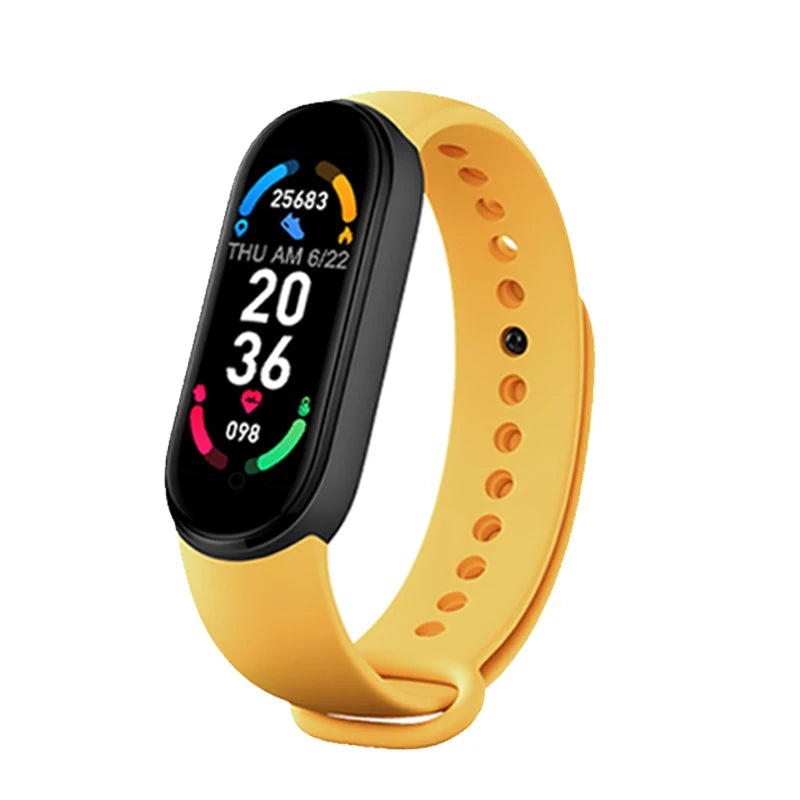 M6 Fitness Smartwatch – Waterproof Health Tracker for Men & Women