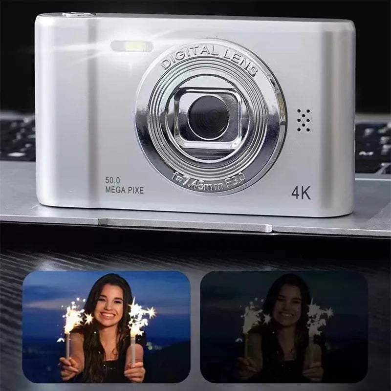 4K 50MP Travel Selfie Camera with Zoom